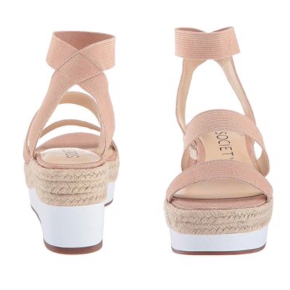 NEW Sole Society Platform Wedge Sandal Szs 8 & 8.5 - Picture 5 of 6